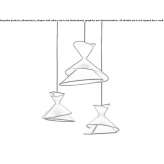 LED fabric pendant lamp Boldog