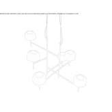 Aluminum LED hanging lamp Poboru
