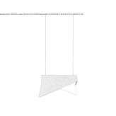 Metal LED hanging lamp Matador