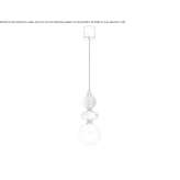 Murano glass hanging lamp Walgett