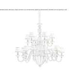 Chandelier handmade from porcelain Lalas