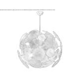 Lampa wisząca ze szkła Murano i porcelany Dourgne