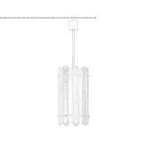 Murano glass hanging lamp Bucsani