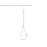 Lampa wisząca ze szkła Murano Alleroy