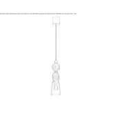 Lampa wisząca ze szkła Murano Walgett