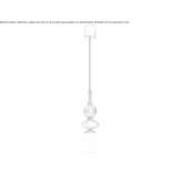 Lampa wisząca ze szkła Murano Walgett