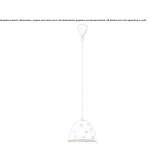 Ręcznie robiona porcelanowa lampa wisząca Cancale