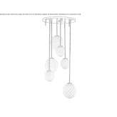 Porcelanowa lampa wisząca Arsuz