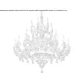 Żyrandol wykonany ręcznie z porcelany Ceminac