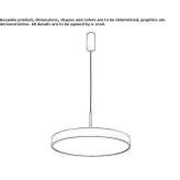 Steel LED hanging lamp Ropice