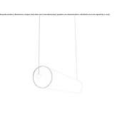 Parchment hanging lamp Myurego