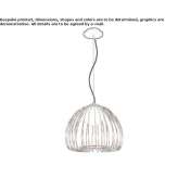 Stalowa lampa wisząca Malibu