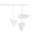 LED hanging lamp made of stainless steel Kirkenes