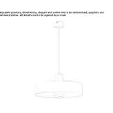 Stalowa lampa wisząca Ixil
