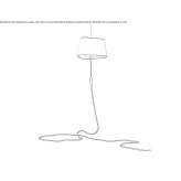 LED fabric pendant lamp Pitelino
