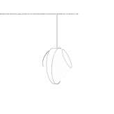 Lampa wisząca LED z tkaniny Eindhout