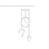 Lampa wisząca LED z tkaniny Eindhout