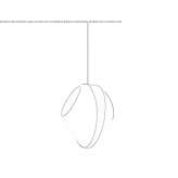 Lampa wisząca LED z tkaniny Eindhout