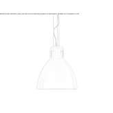 Aluminum LED hanging lamp Lesve