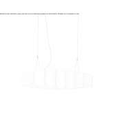 Handmade birch hanging lamp Conkal