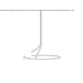 Steel LED hanging lamp Burgaw