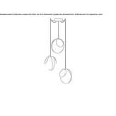 Lampa wisząca LED z tkaniny Eindhout