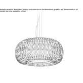 Lentiflex® LED pendant lamp and polycarbonate Inahuaya