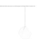 LED hanging lamp made of clay Jacura