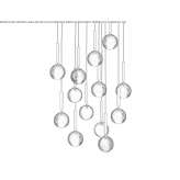 Pendant lamp made of blown glass Harbury