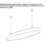 Aluminum LED hanging lamp Yershovo