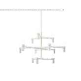 Chandelier made of die-cast aluminum Oliena