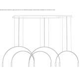 Aluminum LED hanging lamp Aalbeke