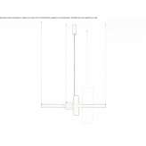 Hanging lamp made of paper and metal Maierus