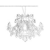 Lampa wisząca Opalflex® i Cristalflex® Canolo