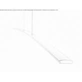 LED hanging lamp made of powder-coated aluminum Falleron