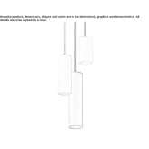 Cement pendant lamp Rouet