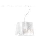 Lampa wisząca z drewna i poliwęglanu Catazaja
