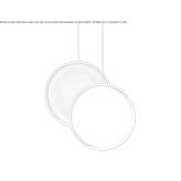 Aluminiowa lampa wisząca LED Nazarje