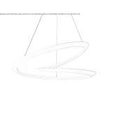 Aluminum LED hanging lamp Kaptol