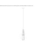 Szklana lampa wisząca Faimes