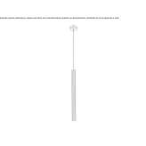Aluminiowa lampa wisząca LED Conejos