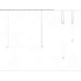 Metal LED hanging lamp with indirect light adjustment Barge