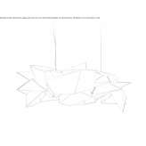 Cristalflex® LED hanging lamp Kitee