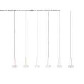 Aluminiowa lampa wisząca LED Pesac