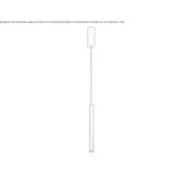 Lampa wisząca LED z aluminium malowanego proszkowo Avenal