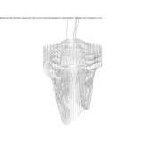 Cristalflex® / Lentiflex® LED hanging lamp Gniewino