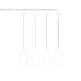Glass pendant lamp Becerrea