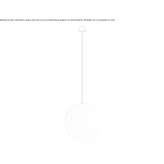 Glass pendant lamp Faimes