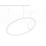 Aluminum LED hanging lamp with dimmable function Aramengo