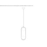 Etched glass pendant lamp Jauregui